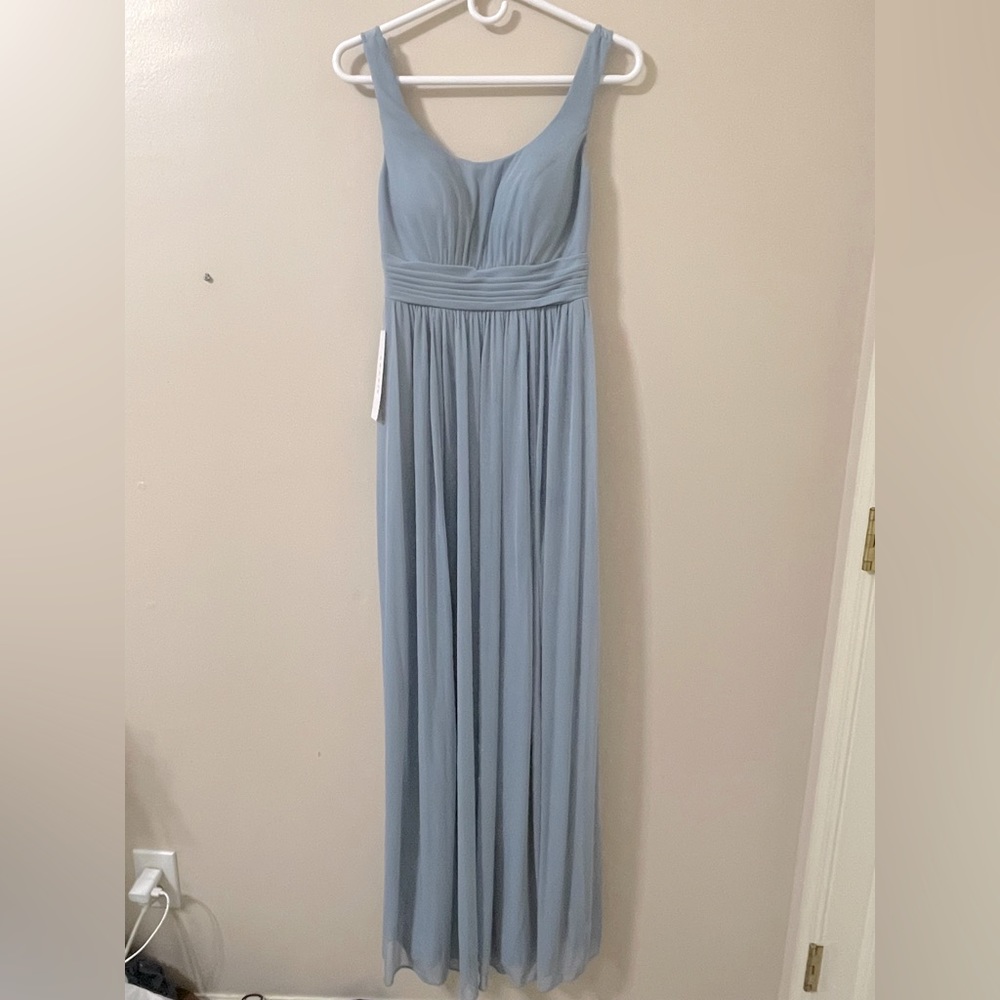 Azazie Dusty Blue Prom/Wedding Dress